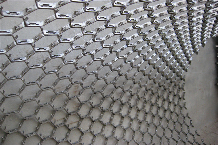 50X50mm HexMesh Thickness 2.0mm Customized Refractory Mesh  For Market