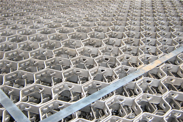 2mm 2.5mm Thickness Hex Mesh Refractory Stainless Steel 304 306 316