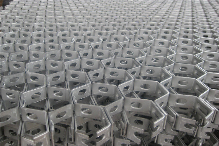 Refractory Anchors Hex Mesh SS304 310S Support Customized With 50x50mm Mesh
