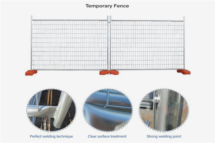 Galvanized Temporary Security Fence For Swimming Pool Or Construction Site Protect